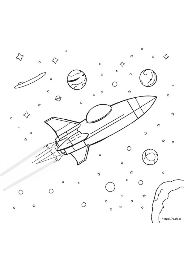 Coloring Pages Of Spaceships