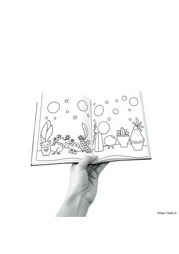 Coloring Book In Reverse