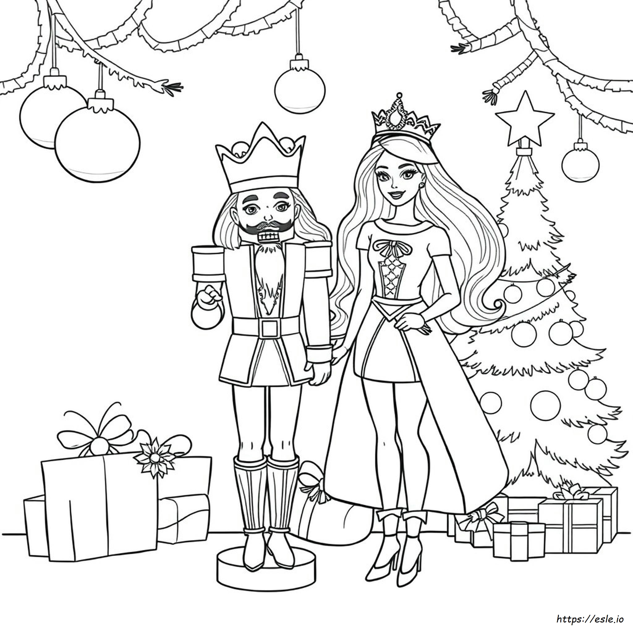 Barbie Cascanueces: Dibujos Para Colorear E Imprimir