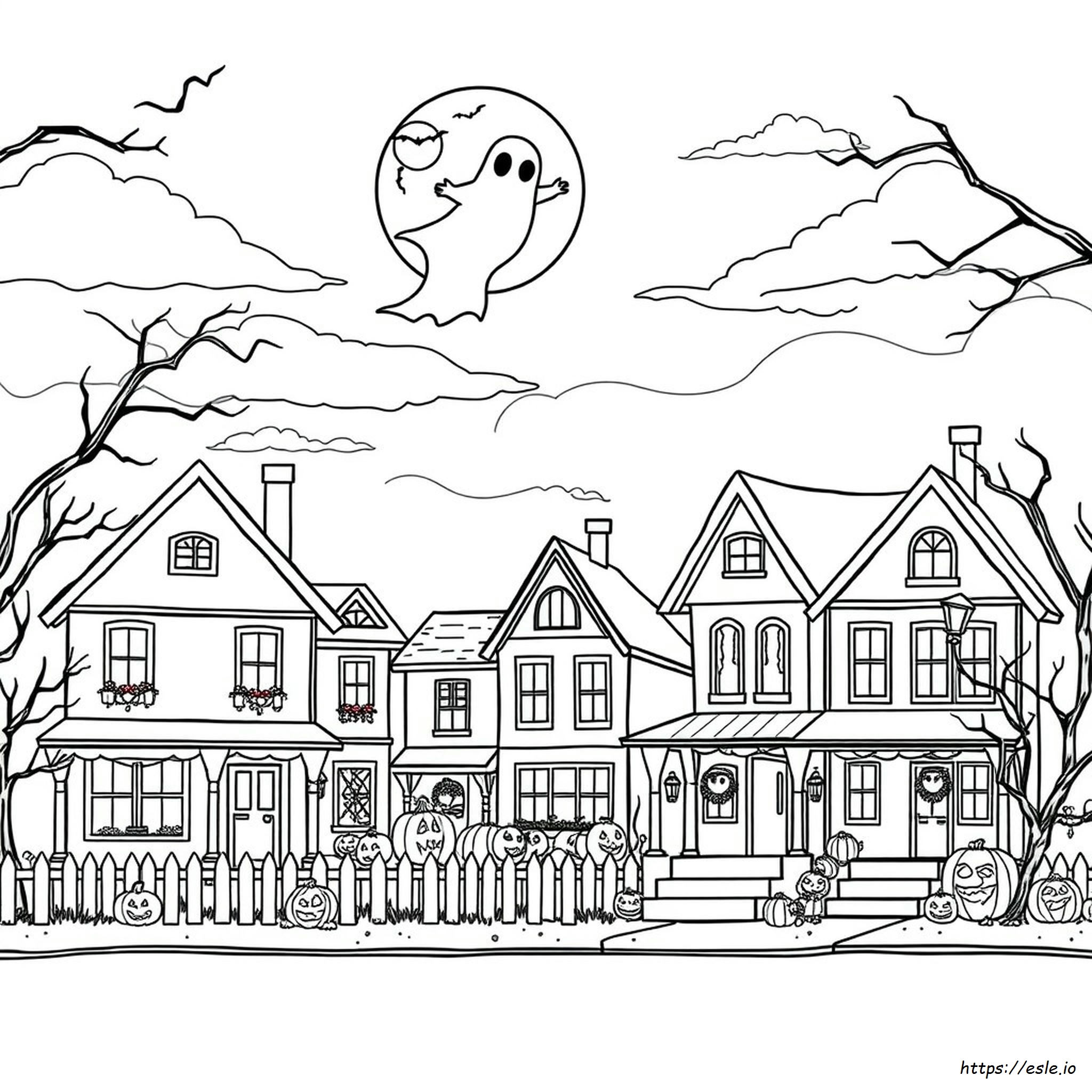 Halloween Pictures Coloring Pages
