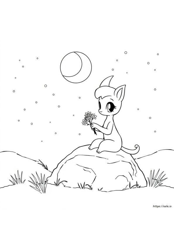 Luna Coloring Pages