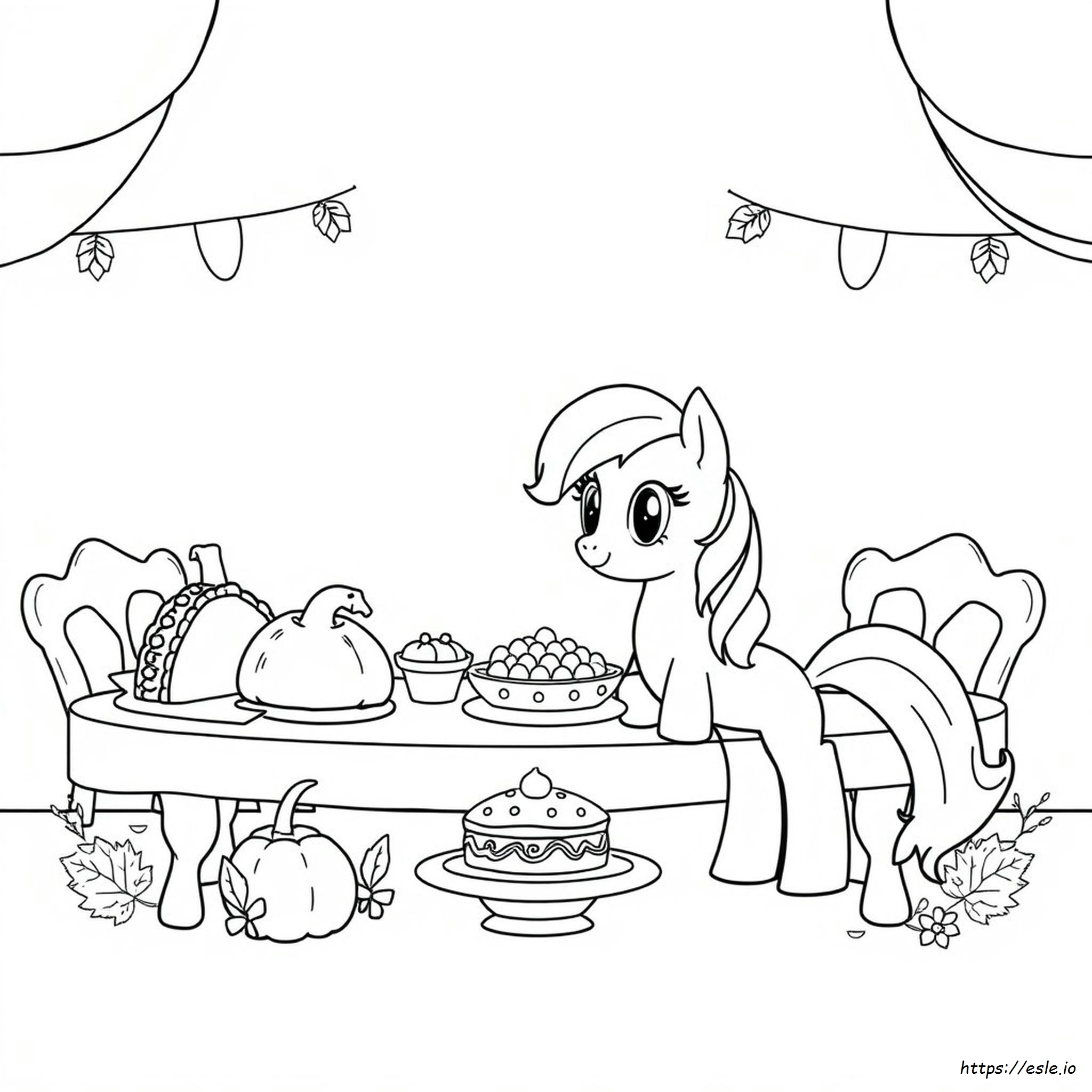 My Little Pony: Disegni Da Colorare Per Il Ringraziamento