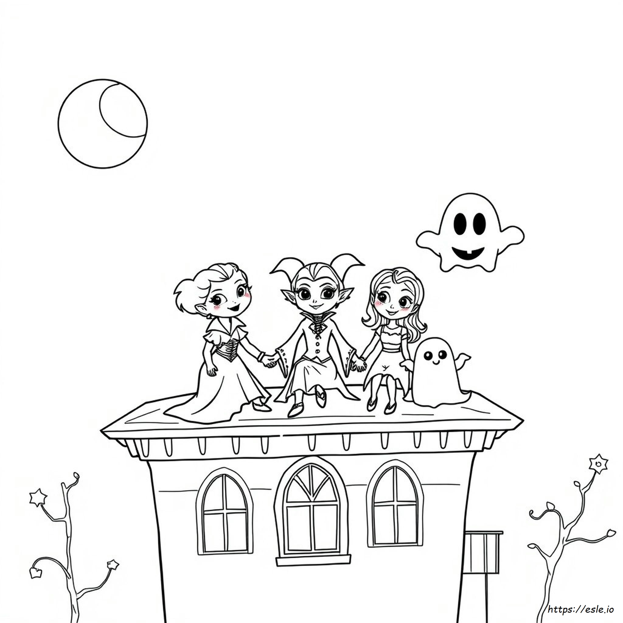 Vampirina Family Coloring Pages