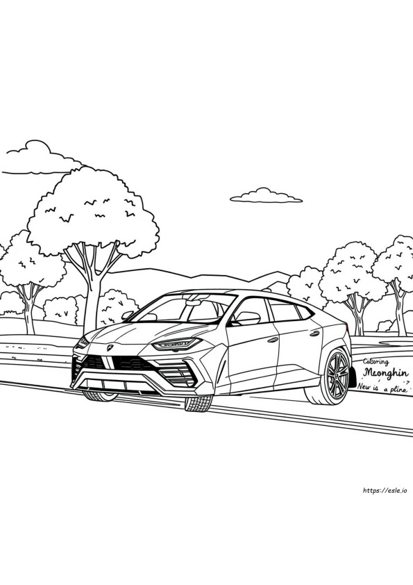 Lamborghini Urus Da Colorare