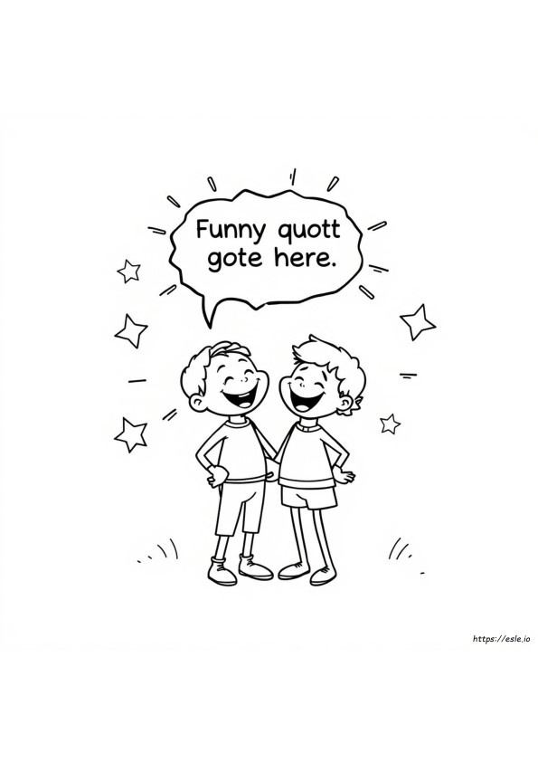 Grappige En Humoristische Citaten Kleurplaten
