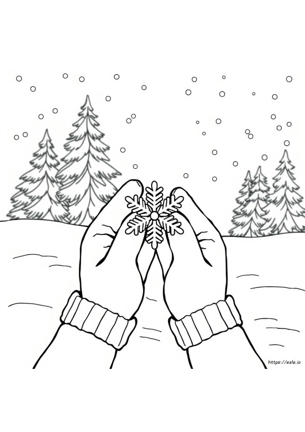 Winter Gloves Coloring
