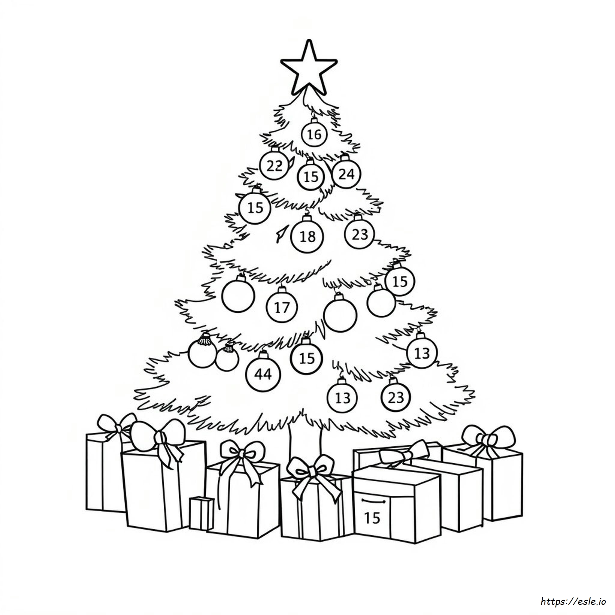 Mewarnai Natal Dengan Angka