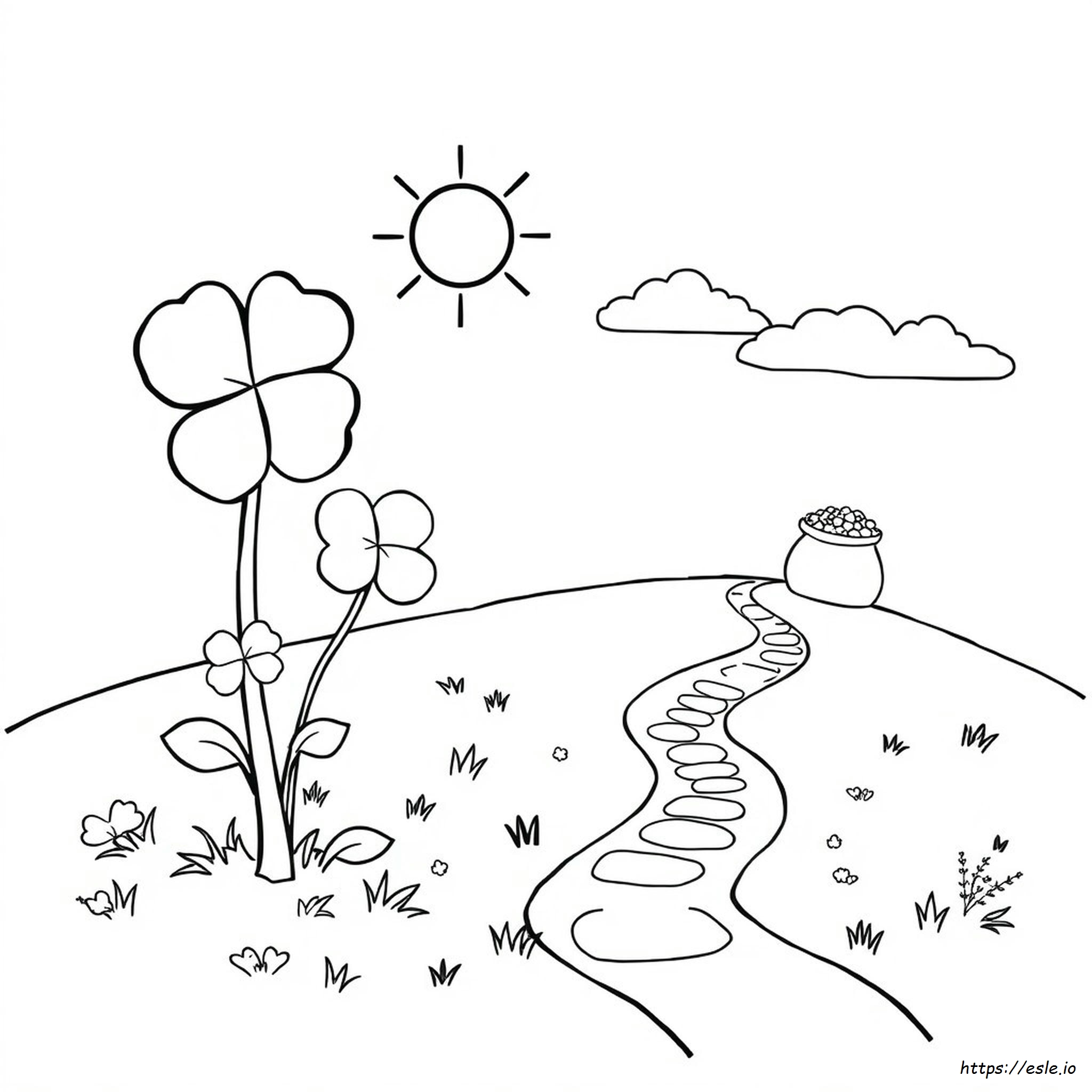 Shamrock Coloring Pages To Print