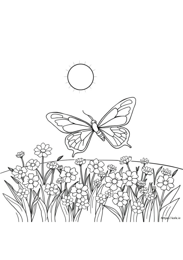 Mariposa Para Supercolorear