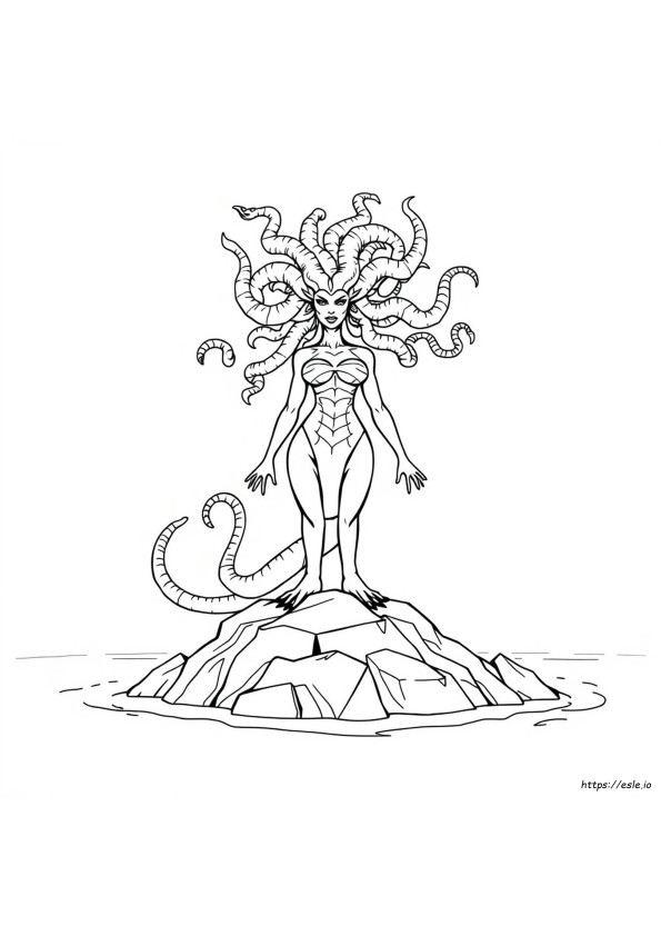 Medusa Ausmalbilder