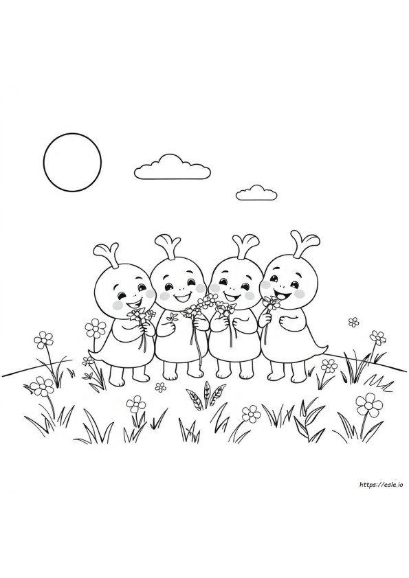 Iggle Piggle Coloring Pages