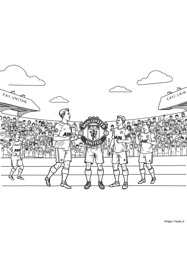 Man United Colouring