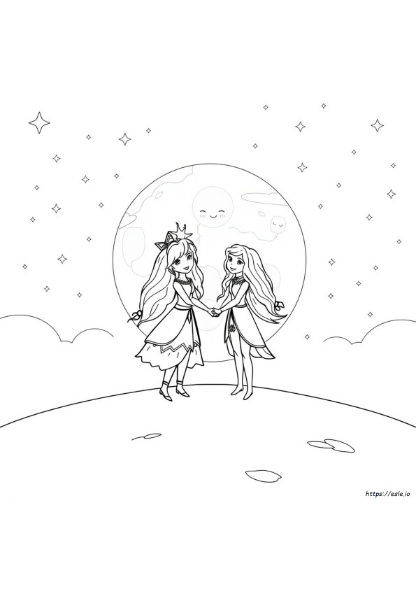 Celestia E Luna Da Colorare
