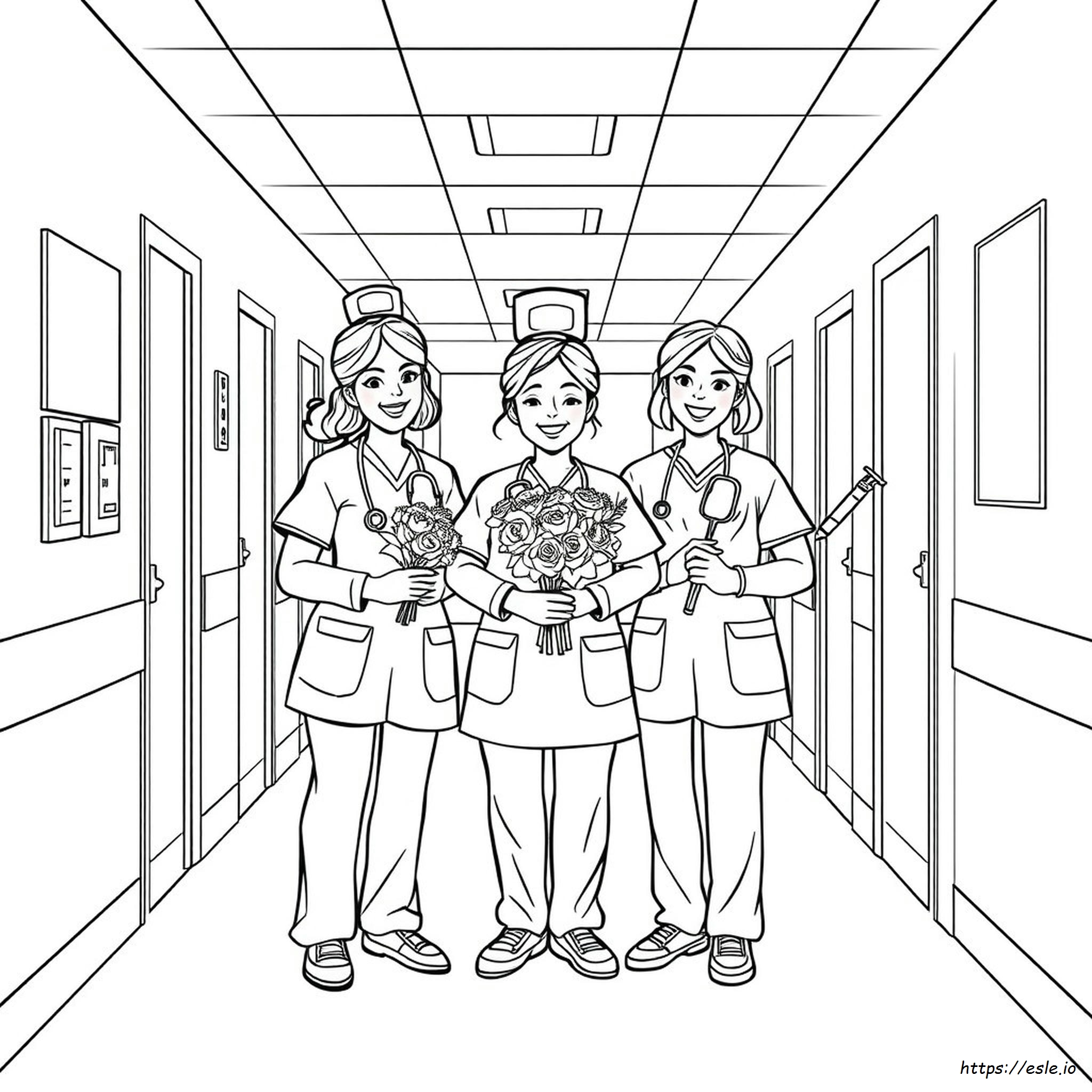 Nurse Appreciation Week Coloring Pages