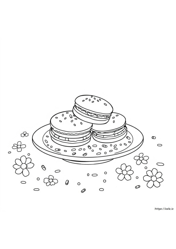 Macaron Colouring