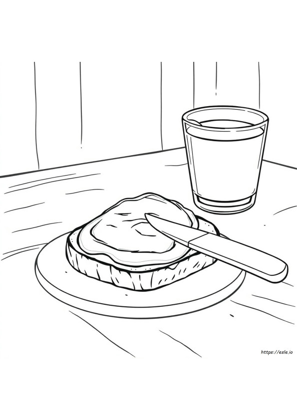 Marmelade Ausmalbild