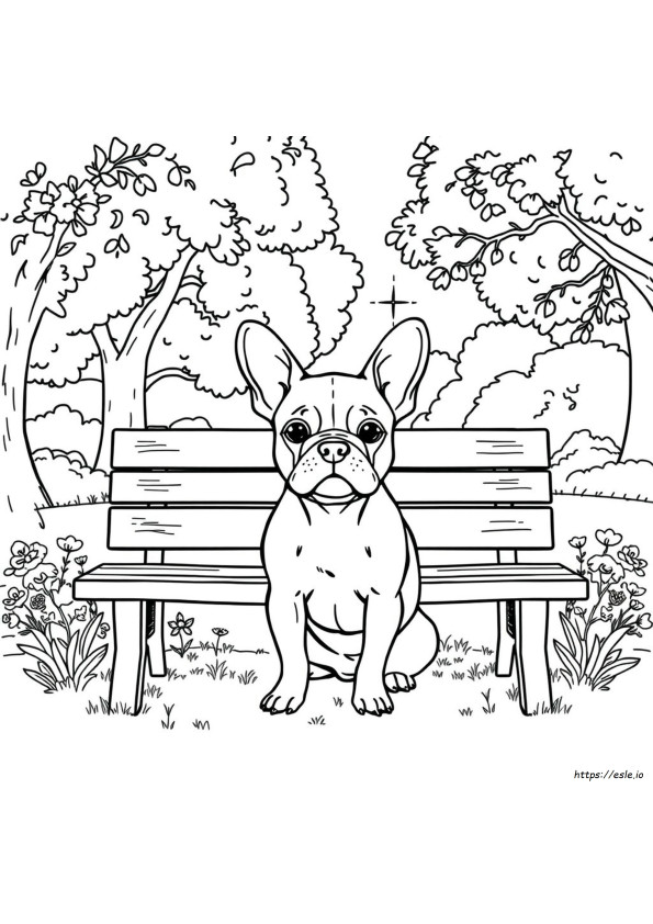 Frenchie Coloring Pages