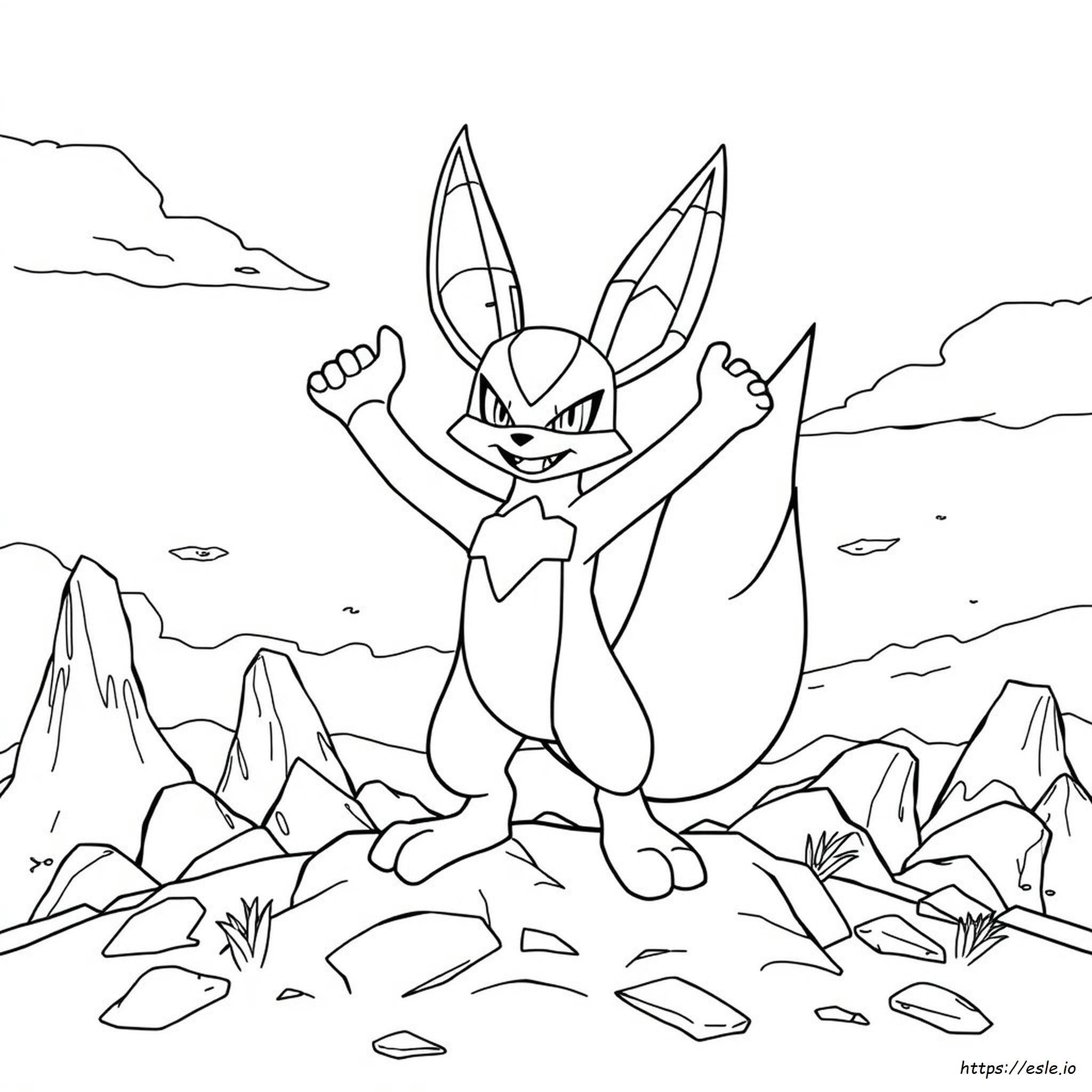 Lucario Coloring Pictures