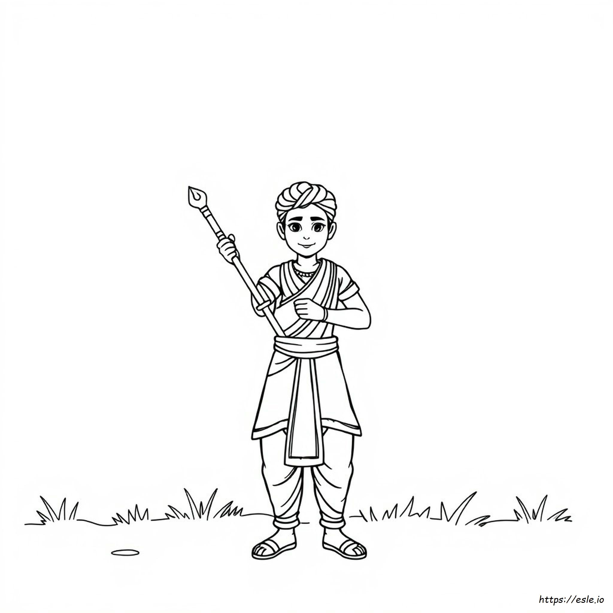 Coloriage Khanda