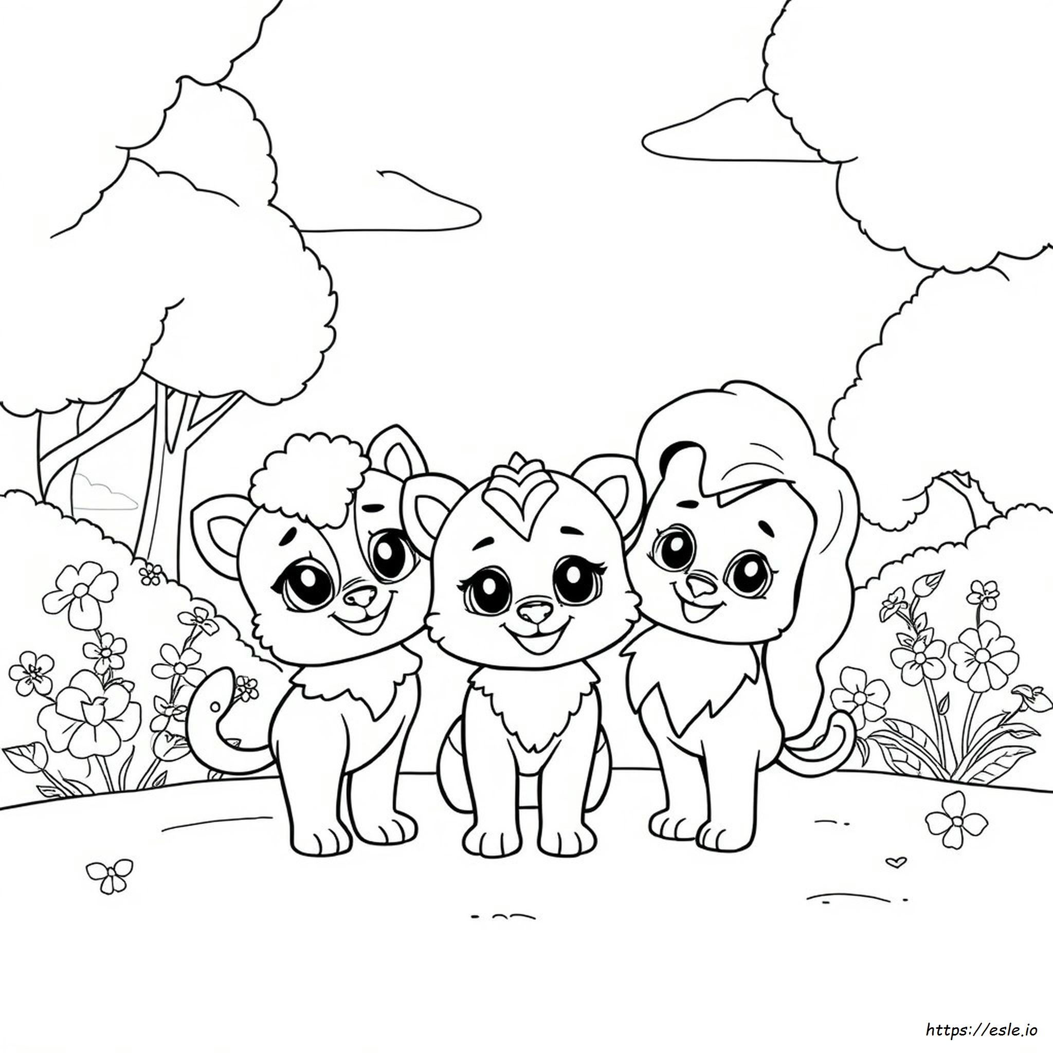Halaman Mewarnai Wonder Pets