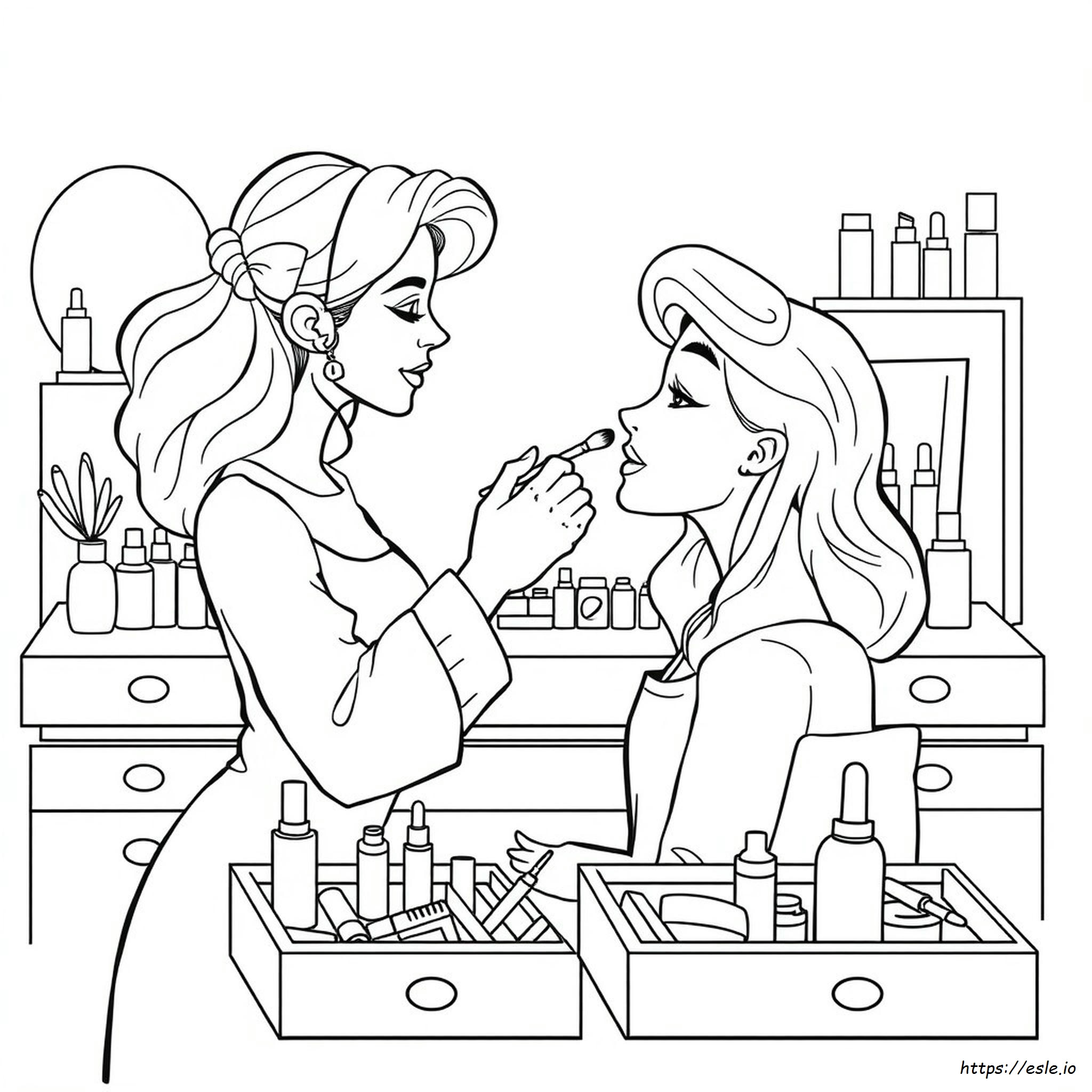 Make Up Coluring Coloring Make Up