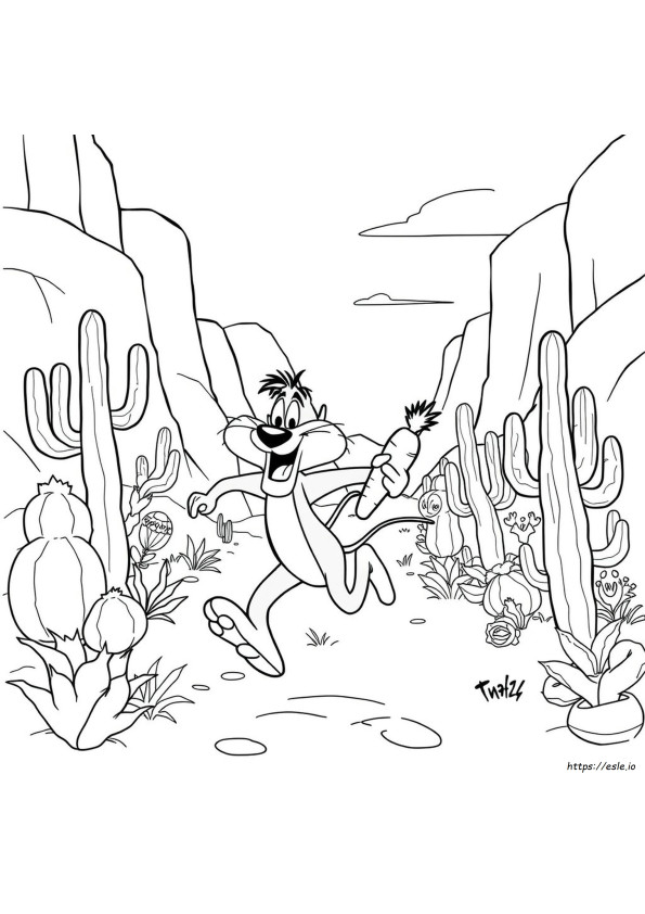 Taz Colouring Pages