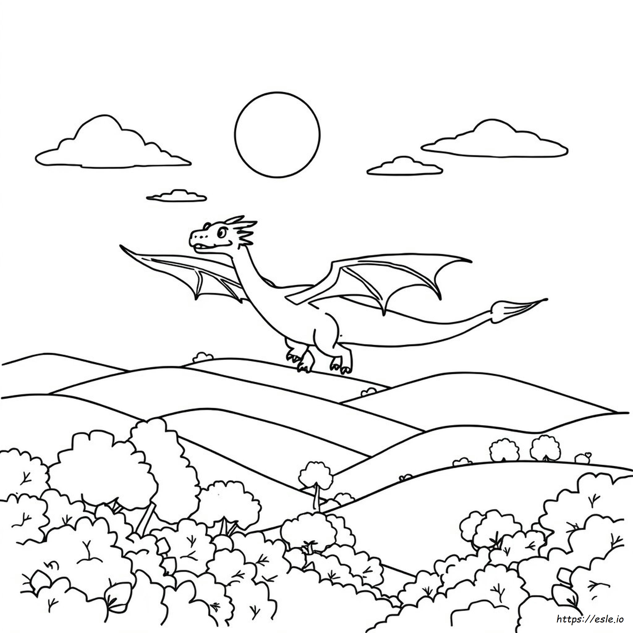 Dragon Pictures For Coloring