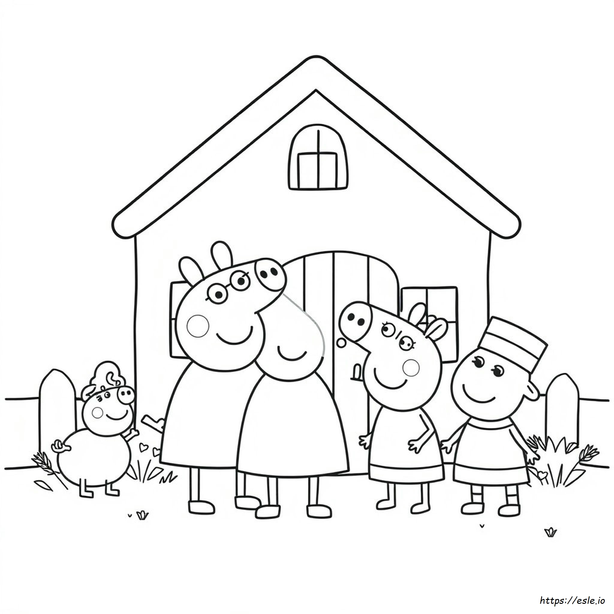 Peppa Pig PGinas Para Colorear