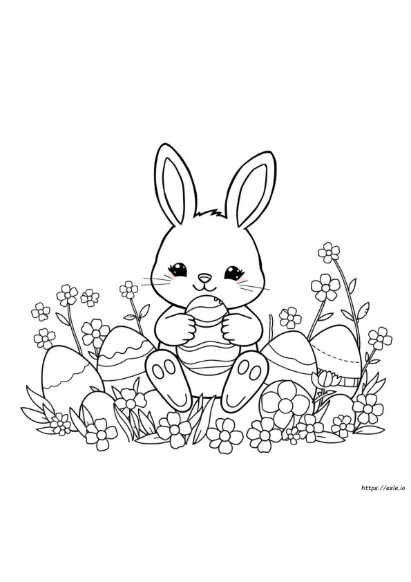 Disegni Di Pasqua Kawaii Da Colorare