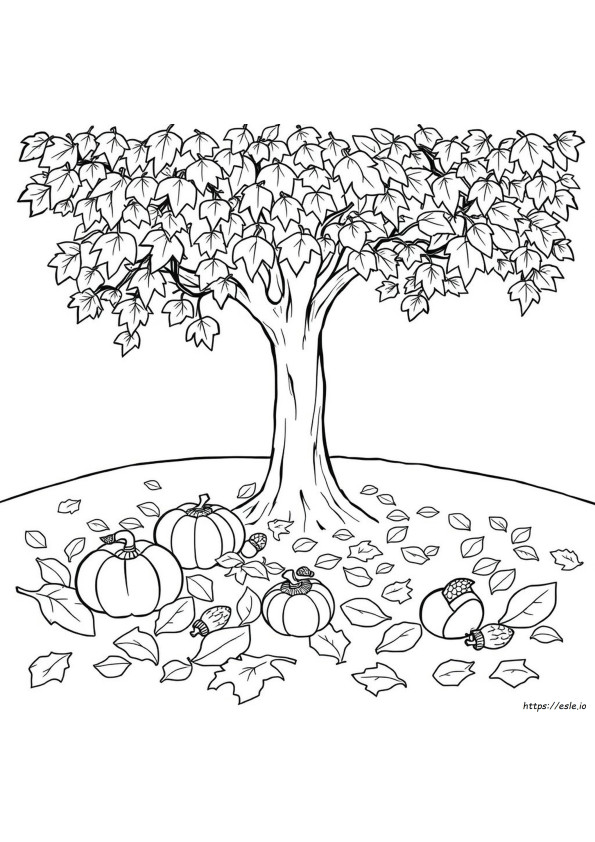 Adult Fall Coloring Pages Free