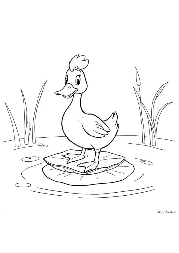 Coloriage Canard Lalafanfan
