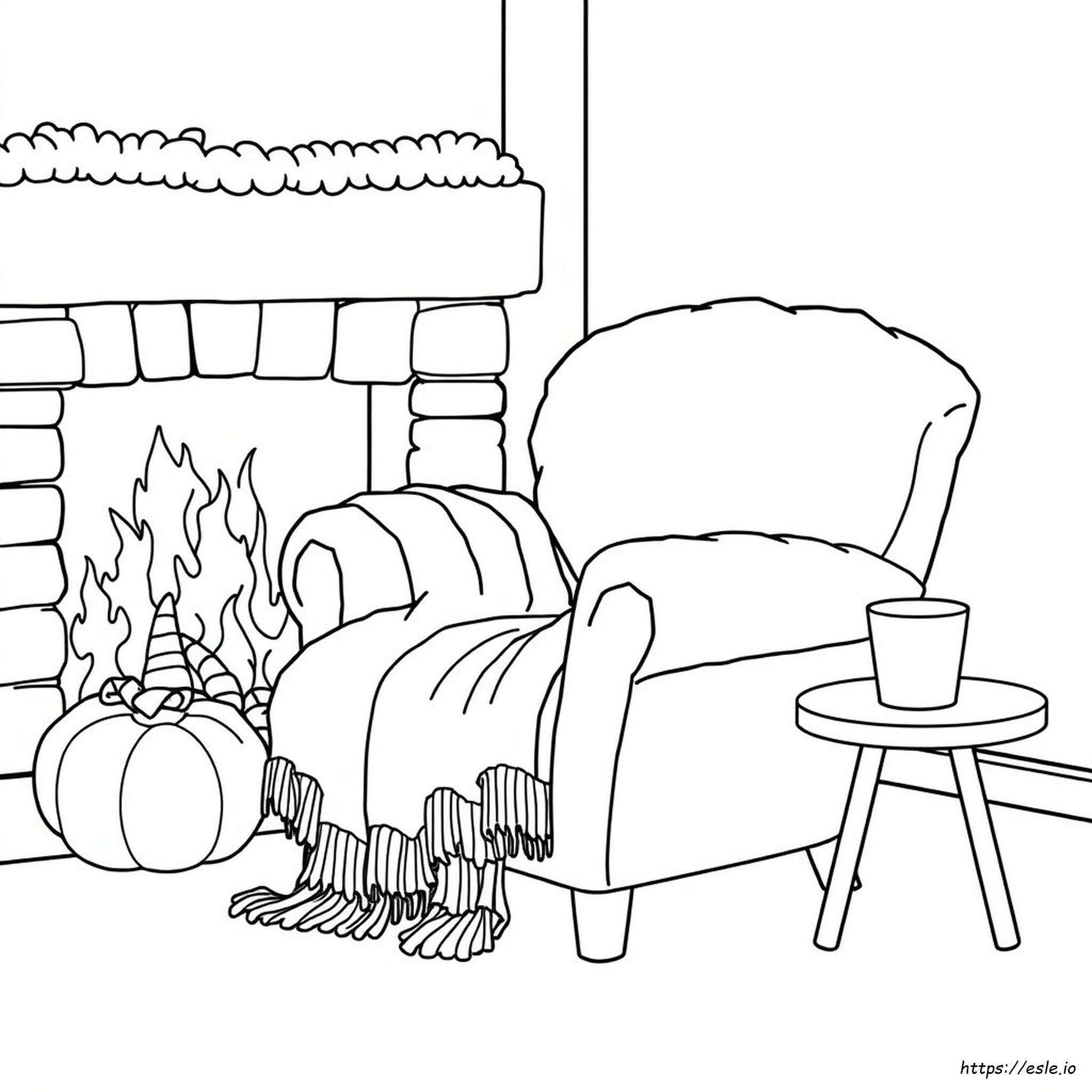 Cozy Comfort Coloring Pages