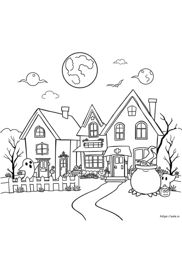 Imagini De Colorat De Halloween