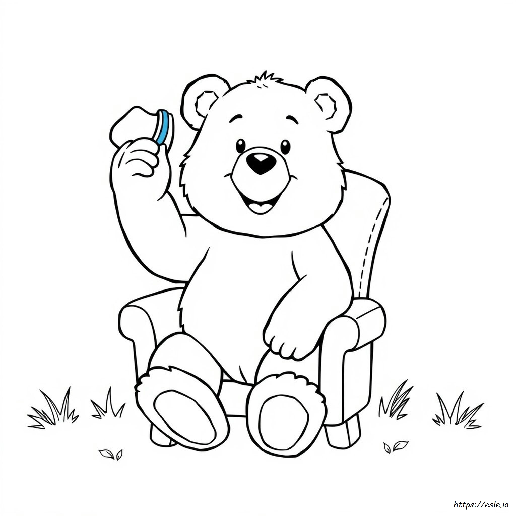 Kolorowanka Miś Pudsey