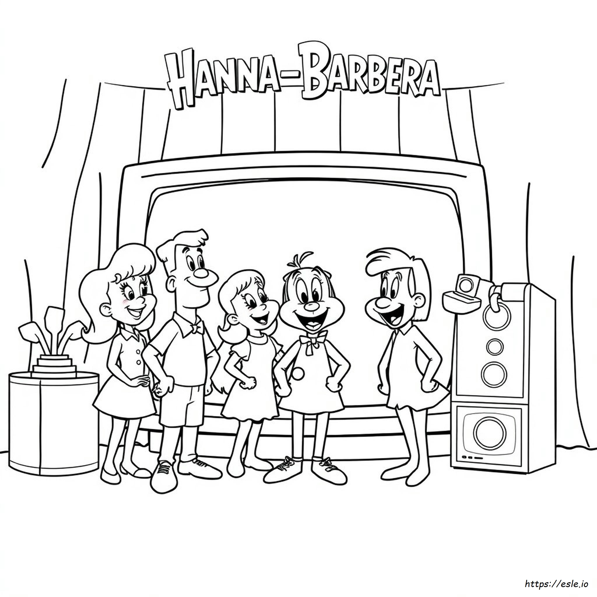 Hanna Barbera Színezőkönyv