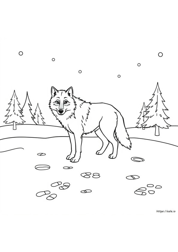 Desenho De Lobo Para Colorir