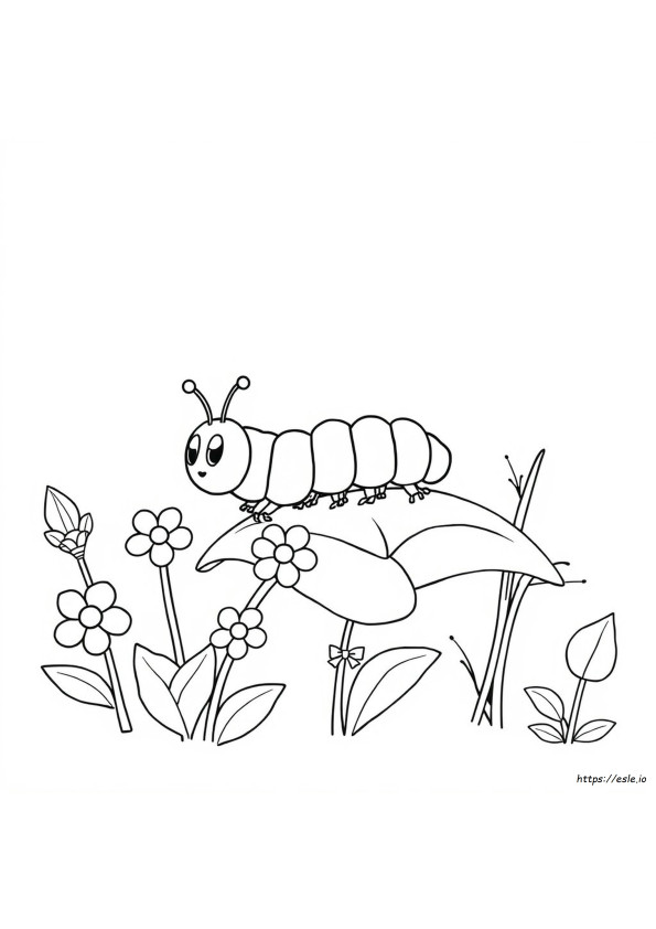Caterpillar Coloring Pages For Preschool