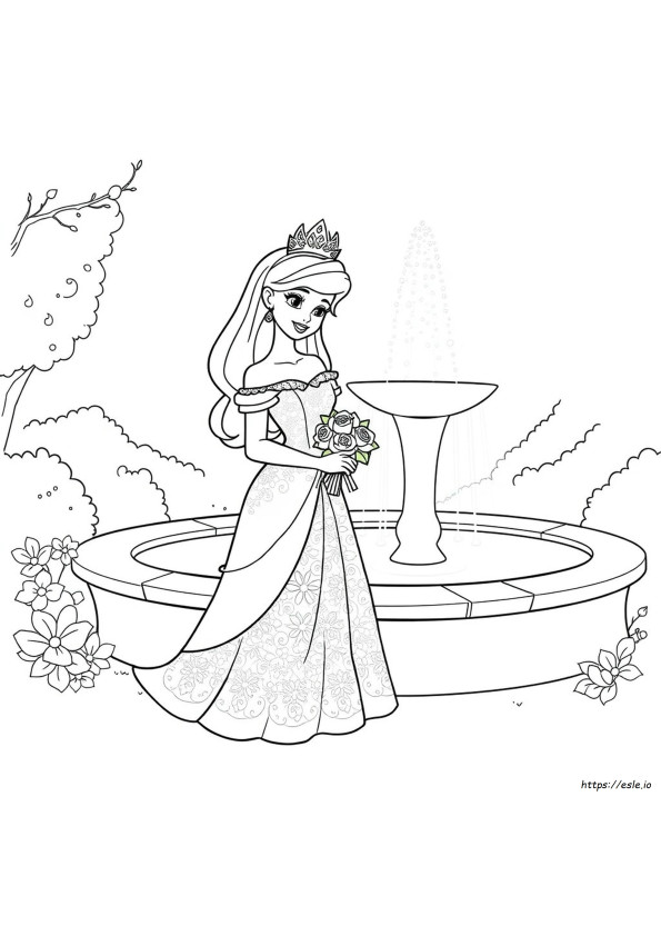 Disney-Prinsessa Värityskuvat Tulostettavaksi Ilmaiseksi