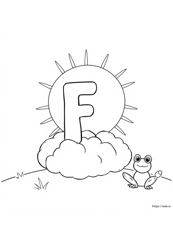 Disegni Da Colorare Della Lettera F