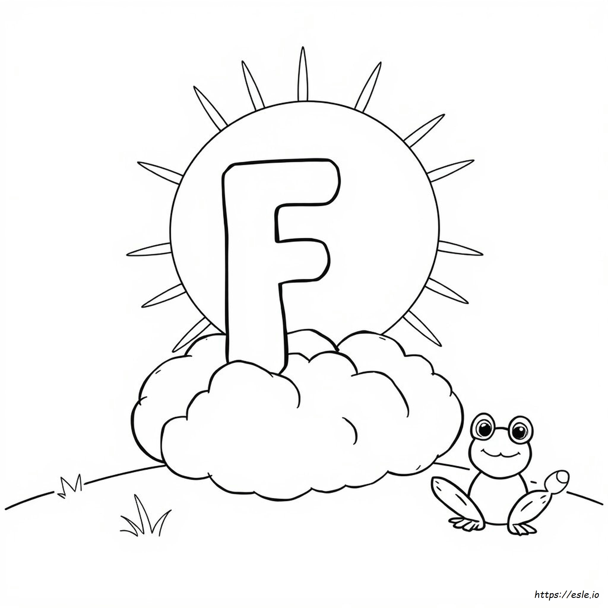 Dibujos Para Colorear De La Letra F