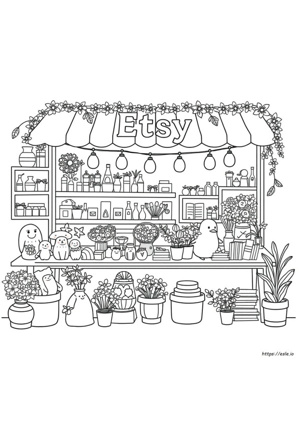 Etsy Coloring Pages