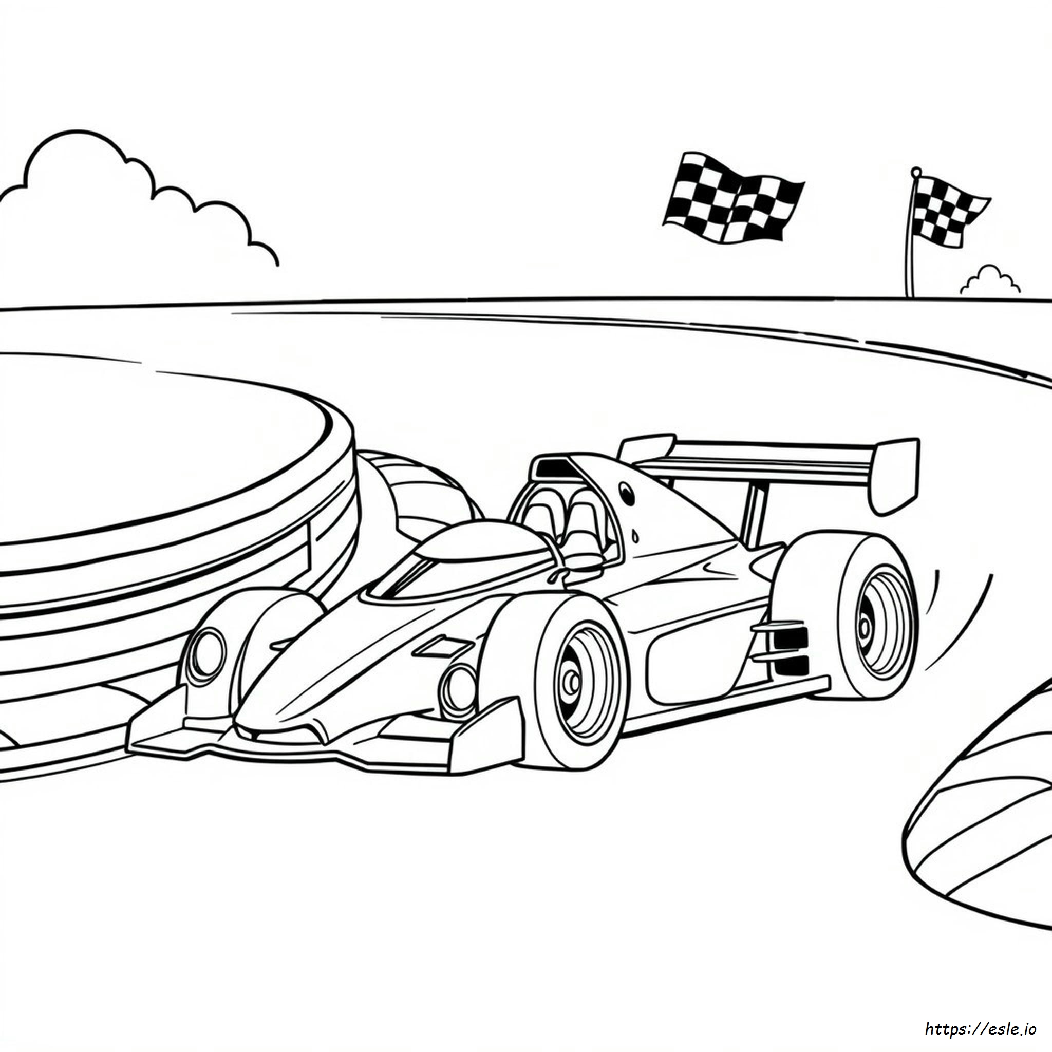 Coloriages De Voitures De Course Modifiées