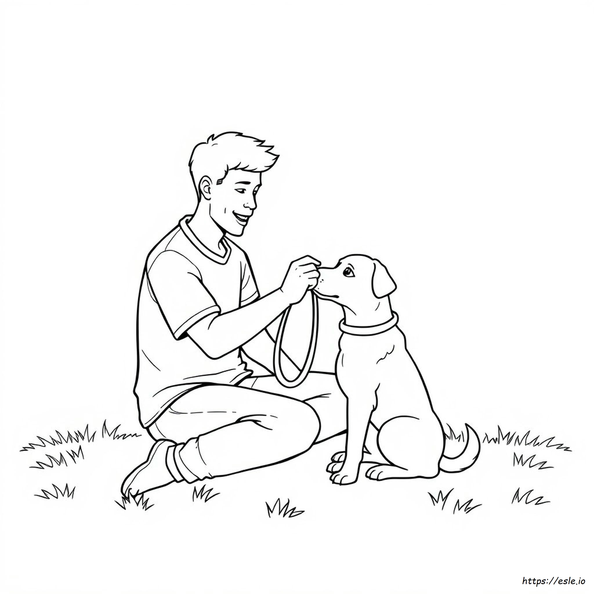 Dog Man Colouring Book