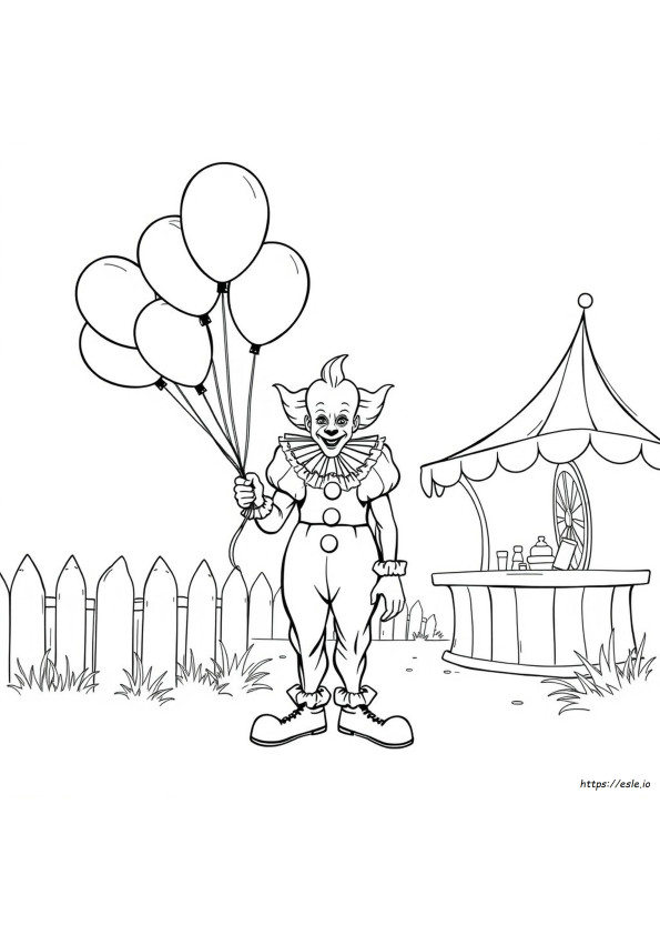 Pagina Da Colorare Vecchio Pennywise