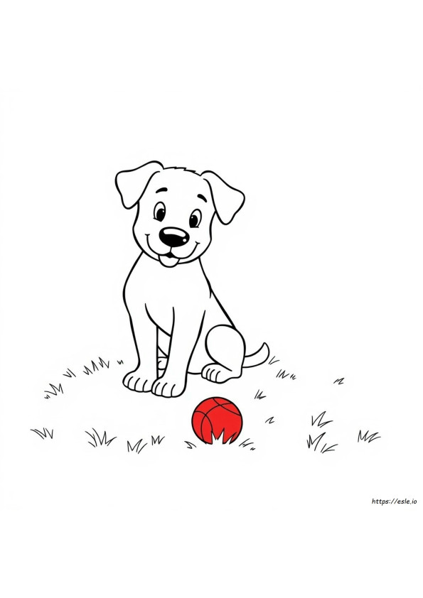 犬のぬりえ 無料