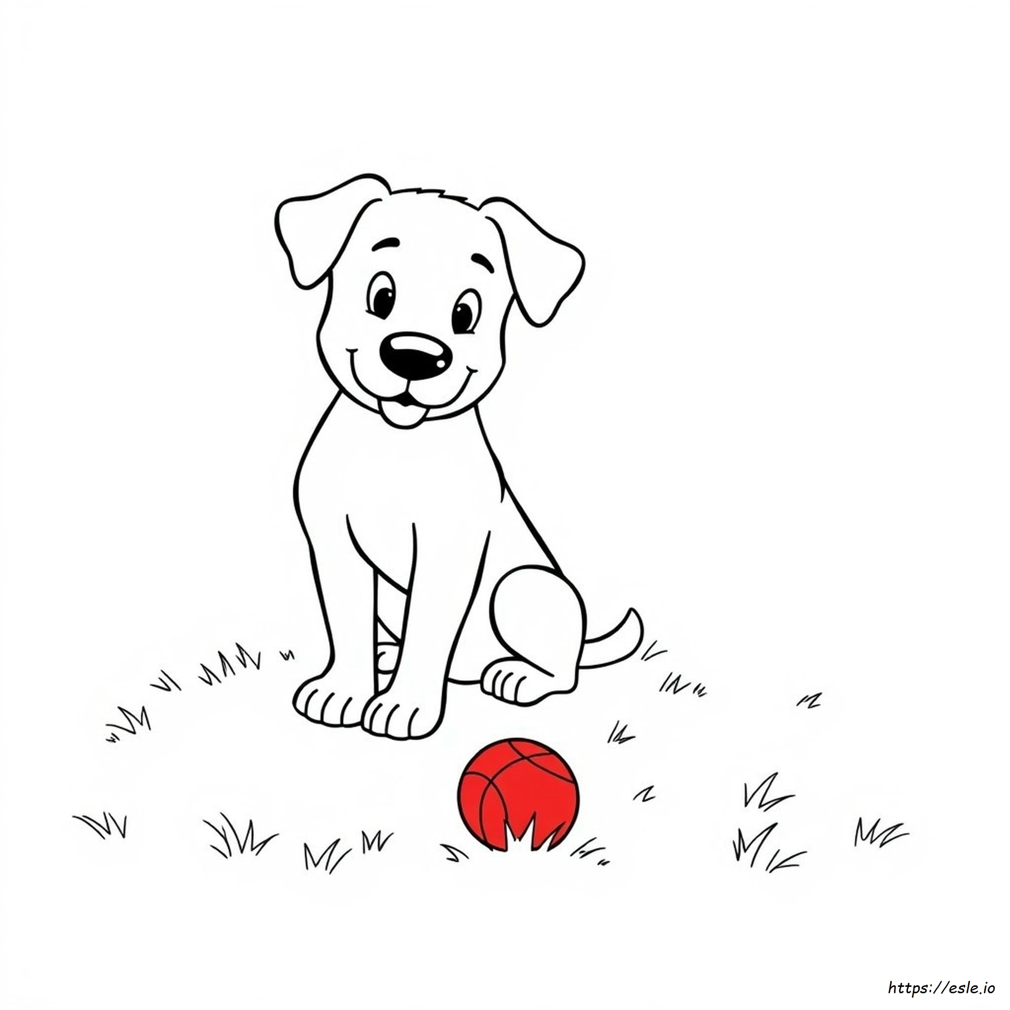 Coloring Book Picture Of A Dog