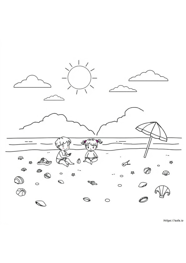 Free Summer Coloring Pages For Kindergarten