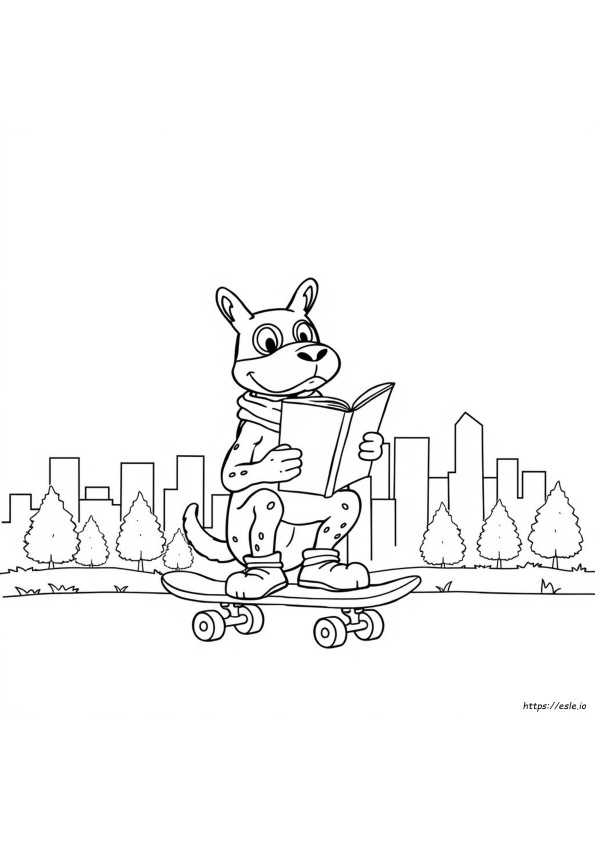 Coloriage Chien Homme Dav Pilkey