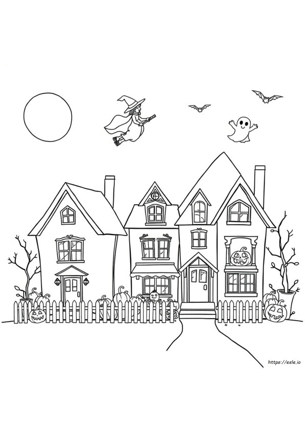 Carte De Colorat De Halloween