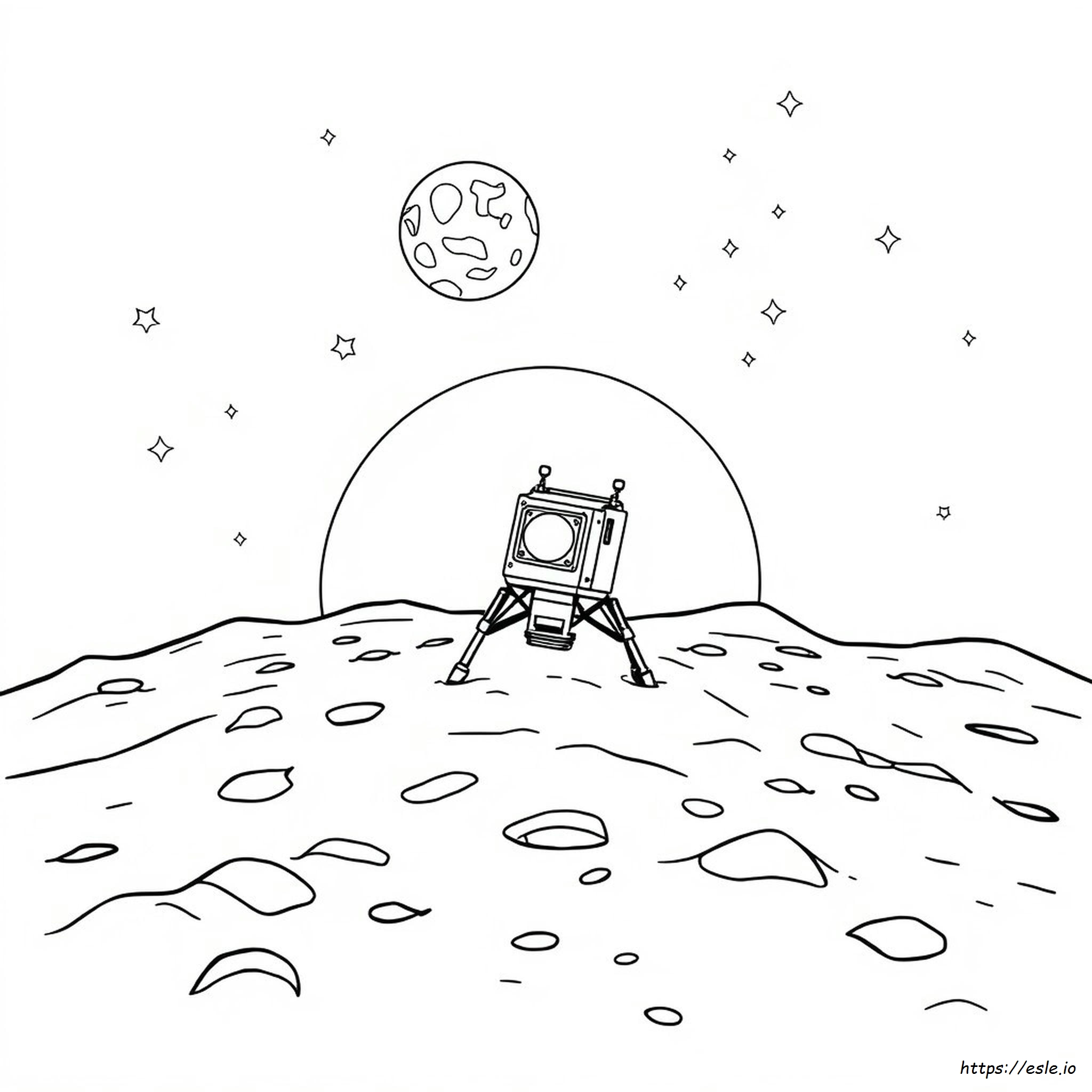 Earth To Luna Coloring Pages